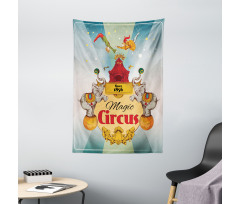 Vintage Circus Tent Tapestry