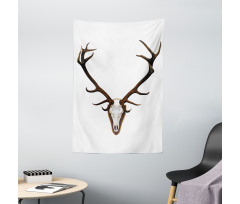 Deer Stag Bones Mounted Tapestry