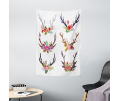Bouquet Animal Flowers Tapestry