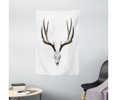 Deer Skull Skeleton Tapestry