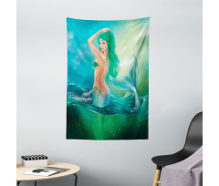 Mermaid Tail Waves Sea Tapestry
