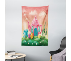 Teapot and Teacup House Tapestry