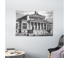 Engraved Konzerthaus Berlin Wide Tapestry