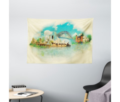 Cityscape Sydney Wide Tapestry