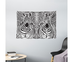 Safari Zebra Stripe Wide Tapestry
