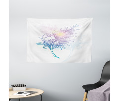 Bohemian Silhouette Plume Wide Tapestry