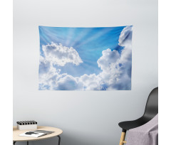 Clouds Scenery Wide Tapestry