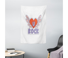 Winged Heart Motivation Tapestry