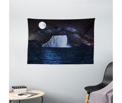 Iceberg Reflection Sky Wide Tapestry