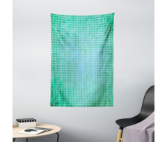 Pixel Mosaic Love Pattern Tapestry