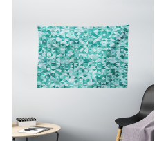 Triangle Mosaic Shape Wide Tapestry