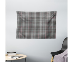 Plaid Inspired Classic Wide Tapestry