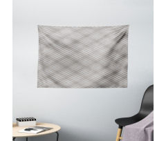 Plaid Design Vintage Feels Wide Tapestry