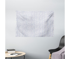 Uppercase Alphabet Letters Wide Tapestry