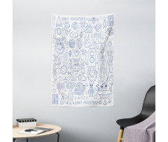 Cosmic Space Adventure Tapestry