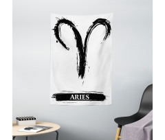 Aries Astrology Sign Tapestry