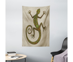 Lizard Pattern Tapestry