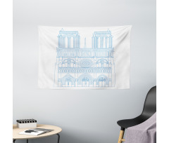 Linear Outline Wide Tapestry