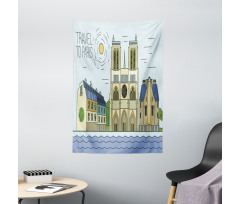 Postcard Image Tapestry