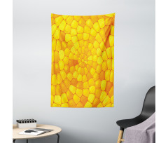 Abstract Corn Pattern Tapestry