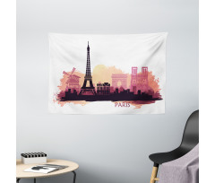 Sunset View Wide Tapestry