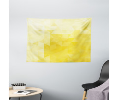 Retro Triangles Mosaic Wide Tapestry