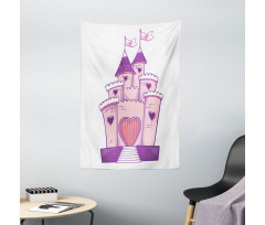 Cheerful Dreamy Fortress Tapestry