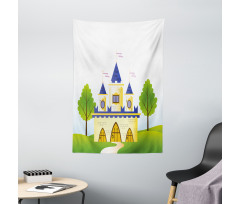 Magic Tale Land Fortress Tapestry