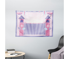 Party Theme Curtain Fortress Wide Tapestry