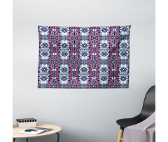 Rhythmic Modernized Tribal Wide Tapestry