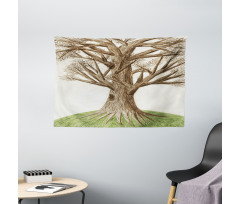 Sketch Nature Wide Tapestry
