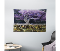 Forest Nature Trees Wide Tapestry