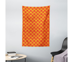 Abstract Fish Scales Tapestry