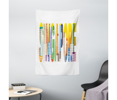 Vibrant Lettering Design Tapestry