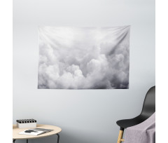 Dark Clouds Moody Sky Wide Tapestry