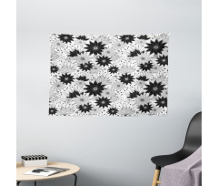 Flowers Bridal Floral Wide Tapestry