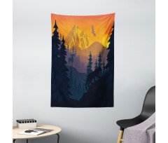 Wild Nature Landscape Art Tapestry