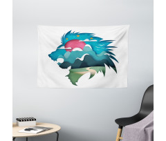 Creative Landscape Animal Wide Tapestry