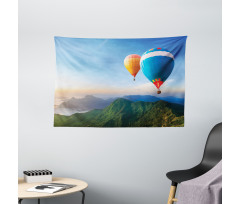 Balloons on Ridges Wide Tapestry