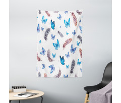 Feathers and Butterfly Tapestry