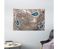 Orienta Swirled Branch Wide Tapestry