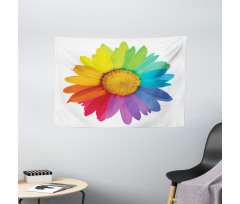Hippie Daisy Spring Wide Tapestry