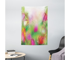 Tulips Urban Graphic Tapestry