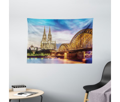 Old Bridge and Rhine Wide Tapestry