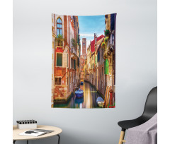 Venice Canal Cityscape Tapestry