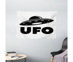 Unidentified Flying Object Wide Tapestry