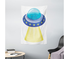 UFO Unknown Flying Object Tapestry