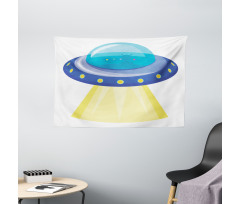 UFO Unknown Flying Object Wide Tapestry