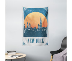 New York City at Sunset Tapestry