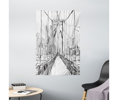 Creative Bridge Drawing Tapestry